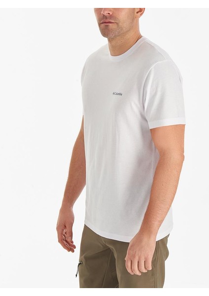 Cs0282 Csc M Basic Sm Logo Brushed Ss Tee Erkek T-Shirt