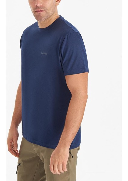 Cs0282 Csc M Basic Sm Logo Brushed Ss Tee Erkek T-Shirt
