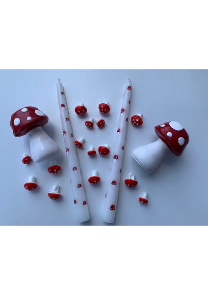 Luxury Mantar Şamdan& Mumluk 1 Adet