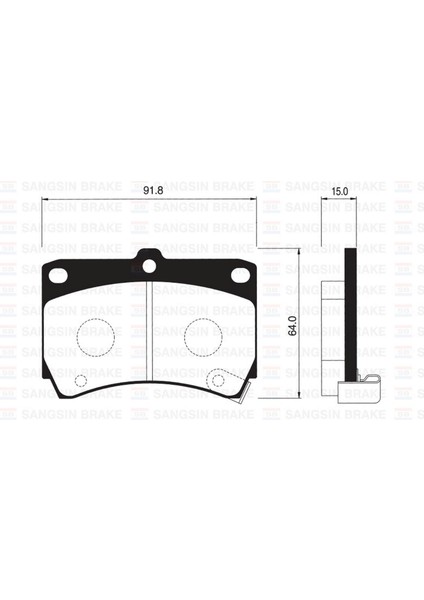 Ön Balata Mazda 323 GDB1024-GDB3262-GDB3206 Gnzrz