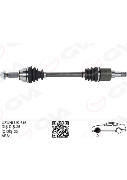 On Aks Komple Sol Ford Transit Courier 1.5 -1.6 Tdci 14 Gnzrz