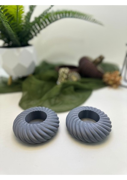 Luxury Mumluk Spiral Şekilli 2'li 3D Baskı 1 Adet modelleri