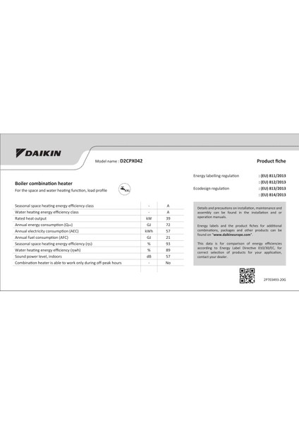 Vz Premix 42 Kw (D2CPX042) | Tam Yoğuşmalı Kombi