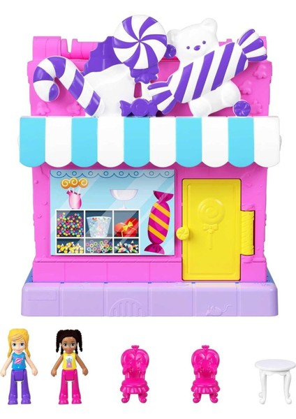 Luxury Srhtds Pocket Pollyville Şeker Dükkanı Oyun Seti HNB03 Desing 266450 1 Adet