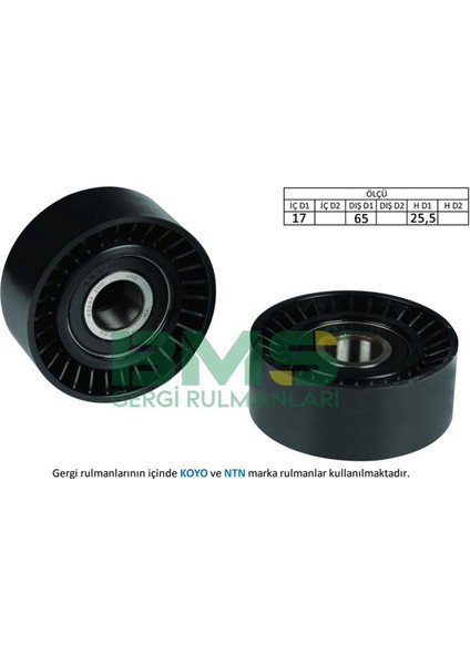 Alternatör Gergi Rulmani Doblo-Fiorino-Linea-Nemo-Bipper-Combo 1.3 Dmultijet 10 Gnzrz