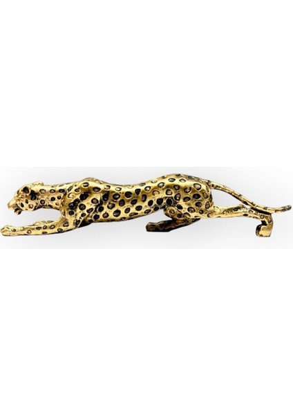 Luxury Dekoratif Polyester Leopar Biblo Gold-Eskitme 1 Adet modelleri