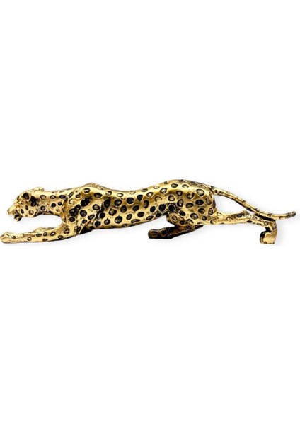 Luxury Dekoratif Polyester Leopar Biblo Gold-Eskitme 1 Adet fırsatları