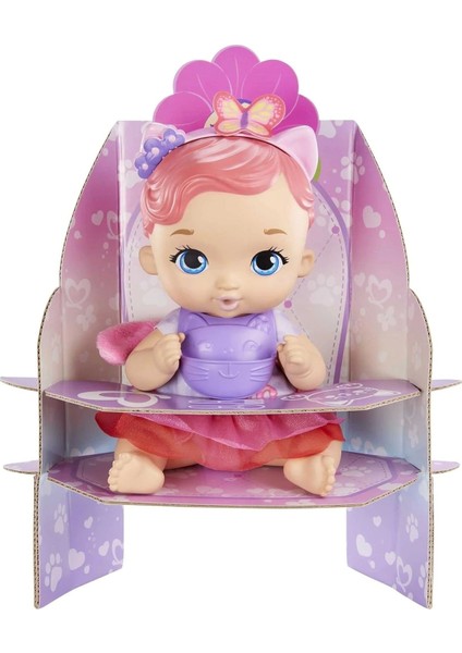 Luxury Baby Yavru Kedi Bebeğimin Bakım Zamanı - Pembe Saçlı Bebek (30 Cm) 1 Adet