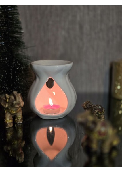 Luxury El Yapımı Seramik Fincan Mumluk Buhardanlık 1 Adet modelleri