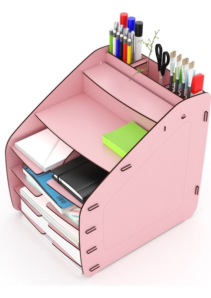 Luxury Design Otto Fx Large Modest 6 Renk A4 Evrak Rafı Masaüstü Organizer 1 Adet