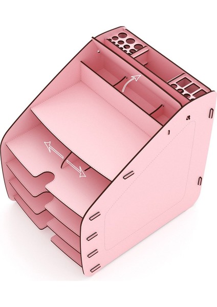 Luxury Design Otto Fx Large Modest 6 Renk A4 Evrak Rafı Masaüstü Organizer 1 Adet