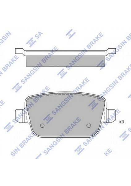 Arka Balata Mondeo 07 Galaxy 06 Smax 06 Volvo V70 08 S80 06 XC70 07 GDB1708-GDB1732 Gnzrz