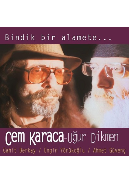 Yonca Cem Karaca - Uğur Dikmen - Bindik Bir Alamete Plak - Lp/cahit Berkay - Engin Yörükoğlu - Ahmet Güvenç
