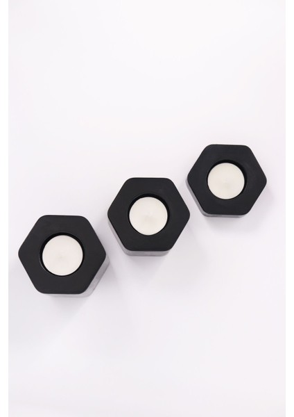 Luxury Dekoratif Tealight Mumluk 1 Adet