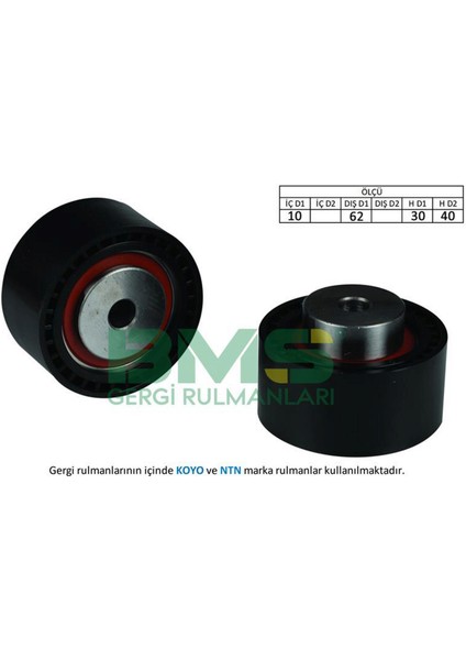 Eksantrik Gergi Rulmani Boxer 02- - Expert 00- -P406-607 00-04 -807 02- -C5-C8-Jumper- 2.2hdi Gnzrz