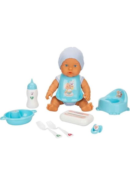 Luxury Nessiworld 3823 Bebelou Bakım Zamanı Sesli Gülen Ağlayan Bebek 32 cm -Sunman 1 Adet modelleri