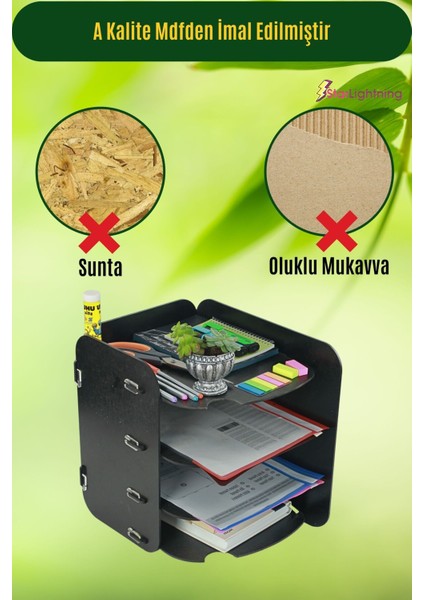 Masa Düzenleyici Organizer Evrak Rafı Masaüstü Organizer Model 2