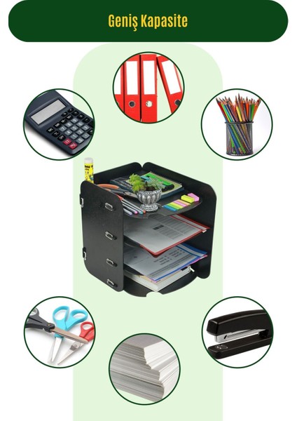 Masa Düzenleyici Organizer Evrak Rafı Masaüstü Organizer Model 2