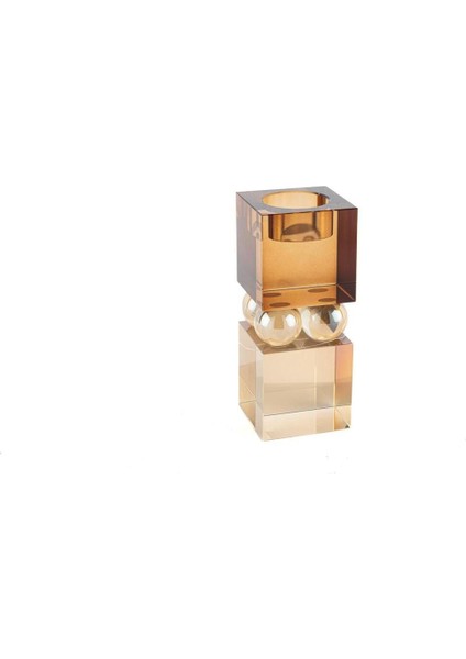 Luxury Amber Tawny Cam Mumluk 6X14 cm 1 Adet
