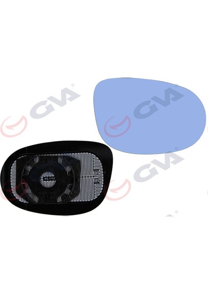 Ayna Cami Sağ Bravo 07 Isitmali Mavi Cam Konveks VM-6160GHR Gnzrz