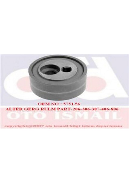 Alternatör Gergi Rulmani PARTNER-BERLINGO-BOXER-DUCATO-P206-306-406-806-C5-JUMPER 2.0hdi-2.0jtd 99- Gnzrz
