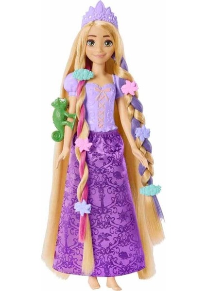 Luxury Disney Prenses Renk Değiştiren Sihirli Saçlı Rapunzel HLW18 1 Adet