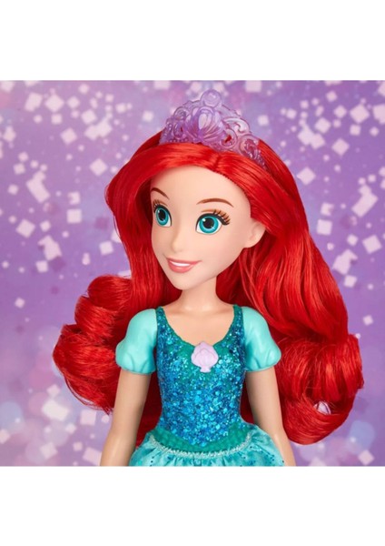 Luxury Disney Prenses Royal Shimmer Ariel Doll F0895/F0881 1 Adet