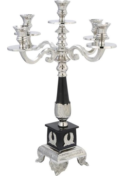 Luxury Royal Silver 5'li Şamdan 53 cm AK.IU0428 1 Adet