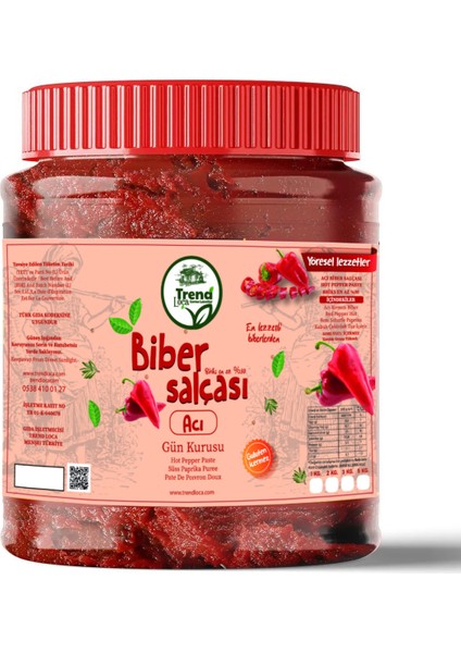 Acı Biber Salçası Gaziantep 3 kg