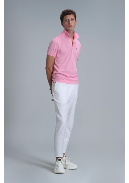Lufıan Pembe Erkek Polo Yaka T-Shirt 111040206 Laon Polo fırsatları