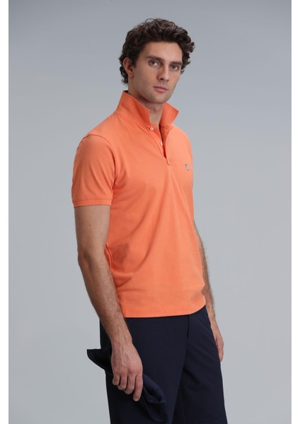 Lufıan Turuncu Erkek Polo Yaka T-Shirt 111040206 Laon Polo modelleri