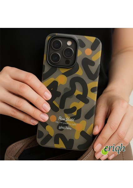 Grafiti Aynalı Hologram Apple iPhone Kılıfı – Renkli Desenli Şeffaf Tasarım, Magsafe Uyumlu, Kamera Koruyucu