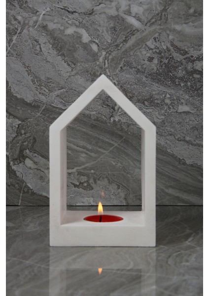 Luxury El Yapımı Beton Mumluk Özel Tasarım Tealight Ev Ofis Oda Aydınlatma 1 Adet fiyatları