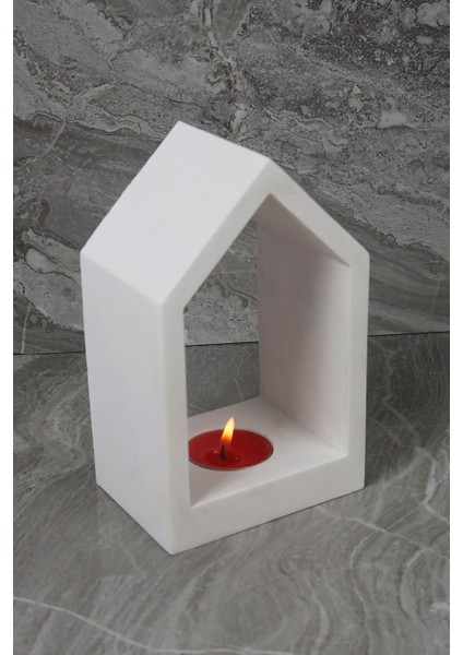 Luxury El Yapımı Beton Mumluk Özel Tasarım Tealight Ev Ofis Oda Aydınlatma 1 Adet modelleri