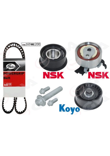 Eksantrik Gergi Kiti 169X200 Astra F-Corsa B-Vectra B 1.4i-1.6i-1.8i 16V X14XE-X16XEL-X18XE Gnzrz