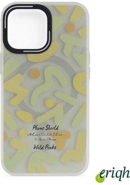 Grafiti Aynalı Hologram Apple iPhone Kılıfı – Renkli Desenli Şeffaf Tasarım, Magsafe Uyumlu, Kamera Koruyucu