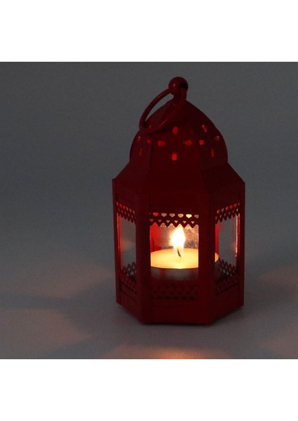 Luxury Dekoratif Metal Camlı Şamdan Mumluk Tealight 10CM x 8cm 1 Adet fiyatları