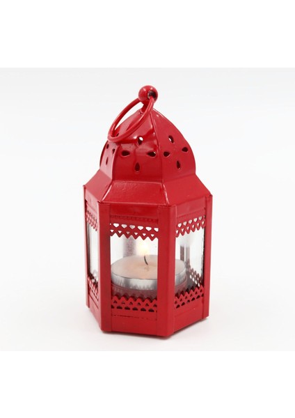 Luxury Dekoratif Metal Camlı Şamdan Mumluk Tealight 10CM x 8cm 1 Adet fırsatları