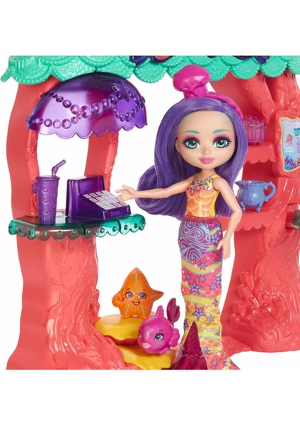 Luxury HCF86 Enchantimals Su Altı Kafe Oyun Seti 1 Adet