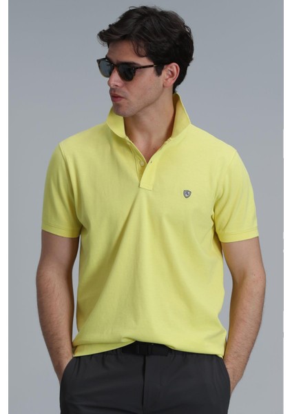 Lufıan Sarı Erkek Polo Yaka T-Shirt 111040206 Laon Polo modelleri