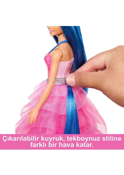 Luxury Yeni HRR16 Mavi Saçlı Prenses Bebek Kampanya!!! 1 Adet