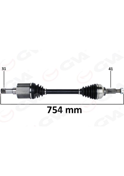Komple Aks Sol Ford Tourneo Custom V362 Kisa Sase 2.2 Tdci 155 Hp 12- Gnzrz
