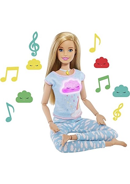 Wellness Nefes Egzersizi Bebeği, Sarışın Bebek, 5 Işıklı ve Rehberli Meditasyon Egze 1 Adet