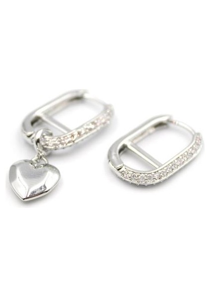 Kalp Sallantılı Küpe - Gümüş fiyatları