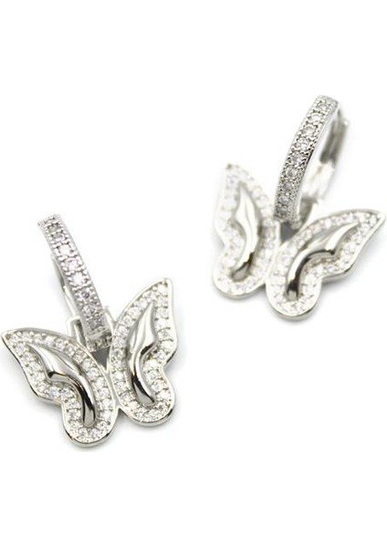 Kelebek Küpe - Gümüş