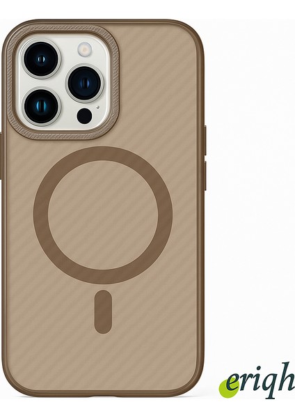 Magsafe Uyumlu Apple iPhone Kılıfı – Minimal Tasarım, Mat Şeffaf Yüzey, Kamera Koruma
