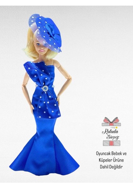 Luxury Oyuncak Bebek Kıyafeti - Fransız Model Elbise 1 Adet