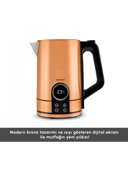 Series 2303 Inox Su Isıtıcı Bronze 1.7 Litre