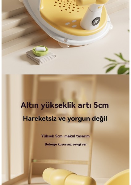Bebek Sıcaklığı Algılayan Kaymaz Banyo Küveti Koltuğu (Yurt Dışından) fiyatları