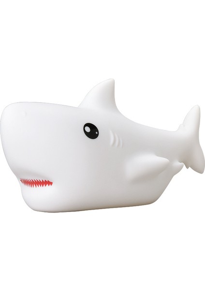 Karikatür Köpekbalığı USB Renkli Degrade Işık Başucu Anne ve Bebek Göz Koruması Sıcak Silikon Lamba (Yurt Dışından)